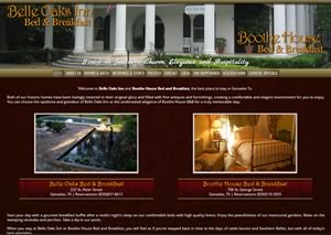 Website designer for BelleOaksInn.com