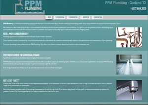 Website designer for PPMPlumbing.net